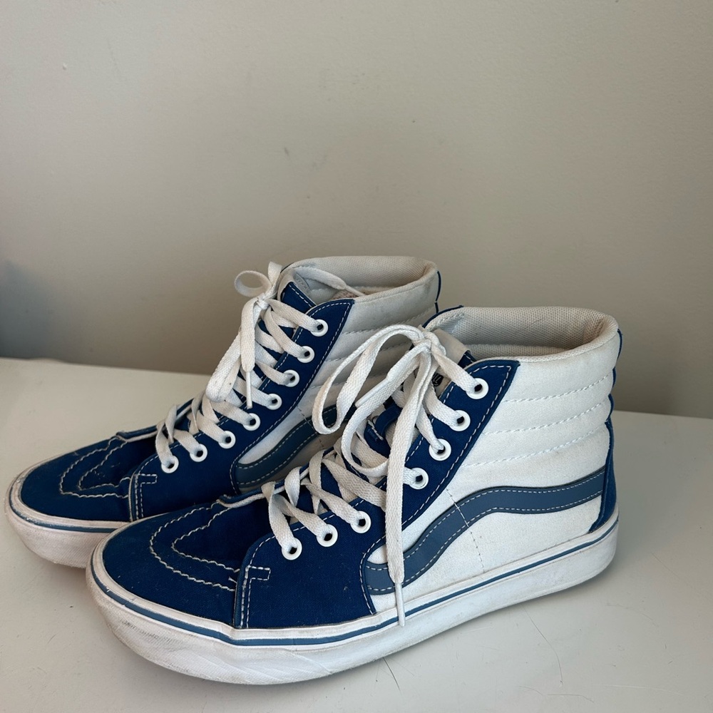 VANS Sk8-Hi tritone Men's 8.5 Women’s 10 true blue moonlight Dodgers‎ Comfort